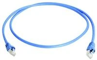 Telegärtner patch cable SFTP CAT 6A mėlyna 0,5m