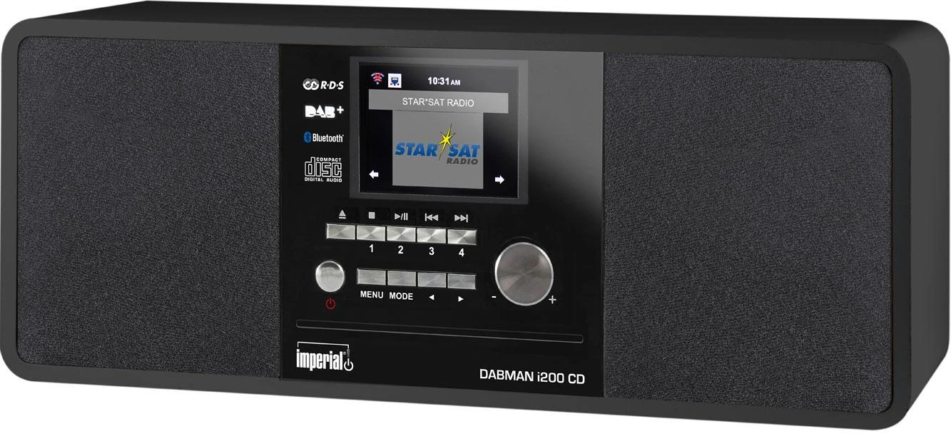 Radio Imperial DABMAN i200 CD DAB+/FM juoda