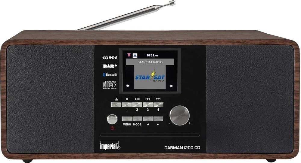 Radio Imperial DABMAN i200 CD DAB+/FM drewno