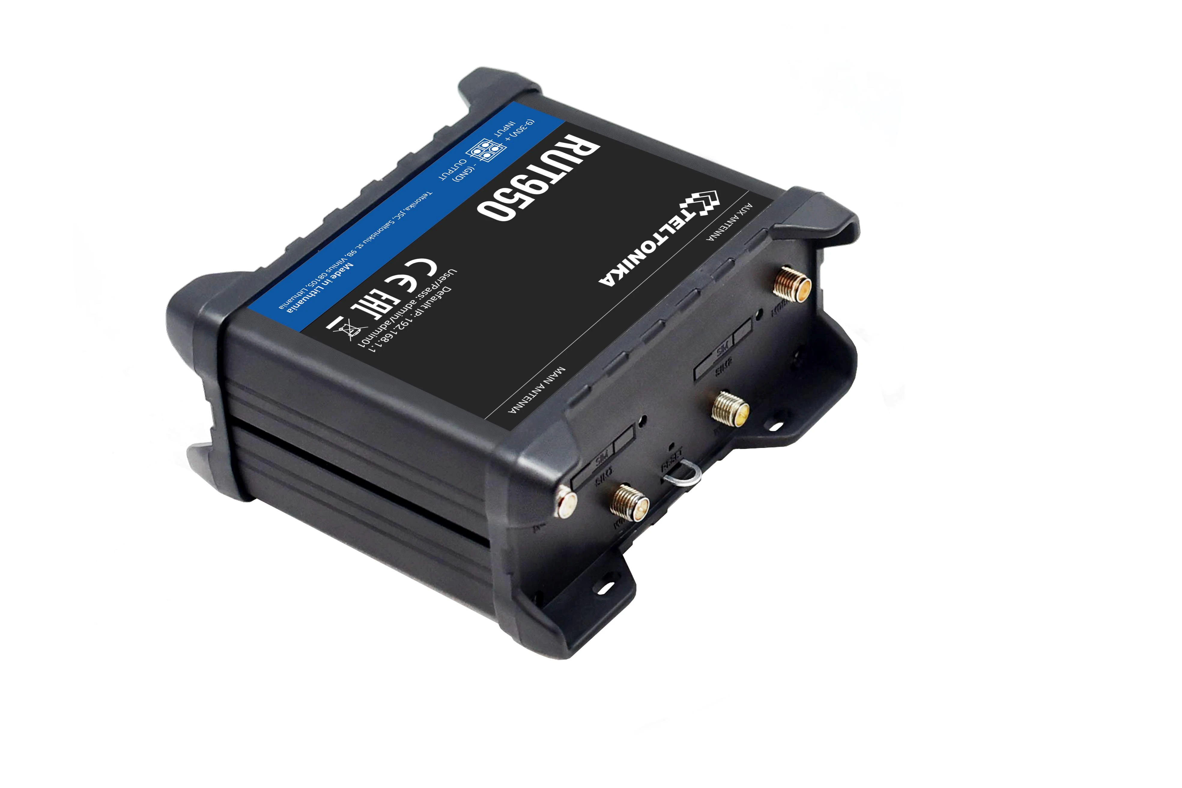 Šakotuvas Extralink Maršrutizatorius LTE Teltonika RUT950U022C0 (3G/4G/LTE SIM, xDSL (laido jungtis LAN), 2,4 GHz)