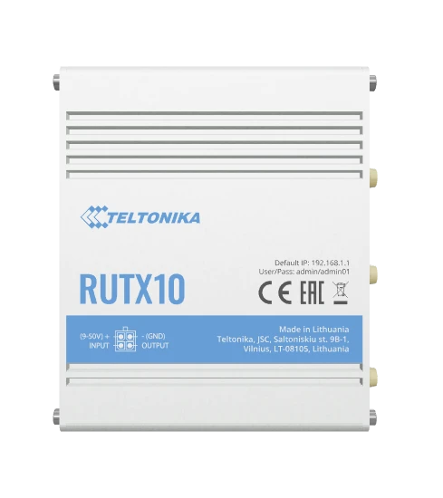 Šakotuvas Maršrutizatorius belaidis Teltonika RUTX10000000 (2,4 GHz, 5 GHz)
