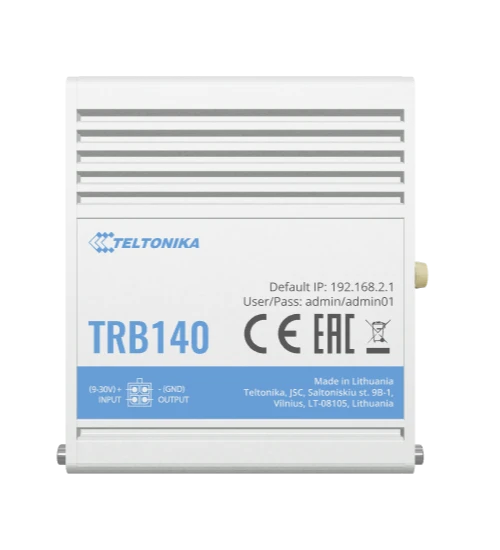 Šakotuvas TELTONIKA IOT GATEWAY TRB140 ETH