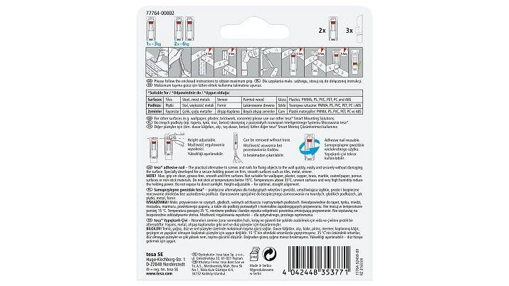 Lipni plokšt.tapetams 1x2 Tesa Adhesive Nail 2kg
