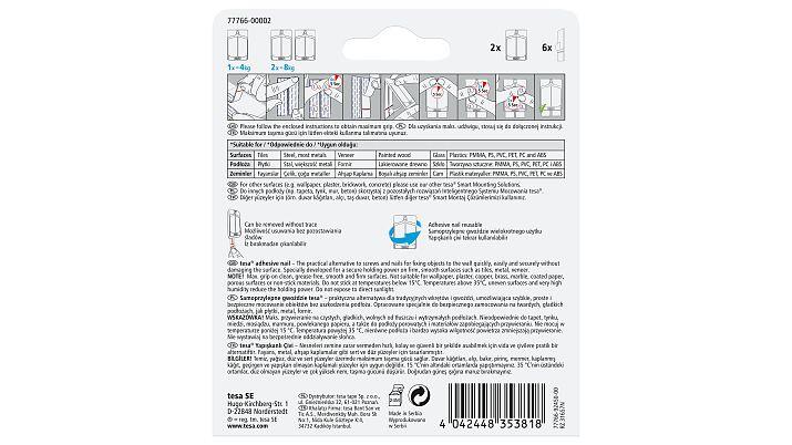 Tesa Adhesive Hooks 2 vnt.