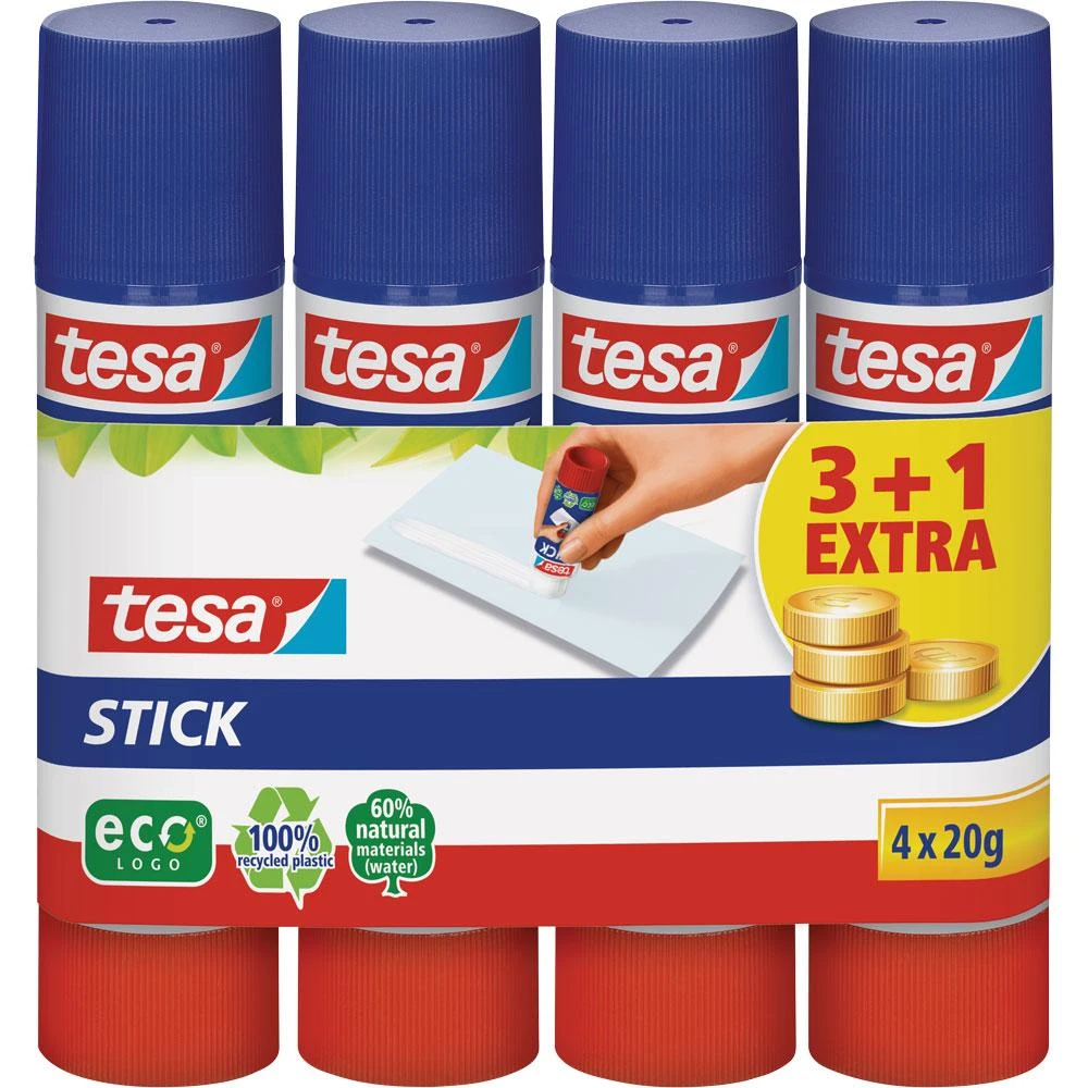 Tesa Stick ecoLogo* 20 g 4 vnt.