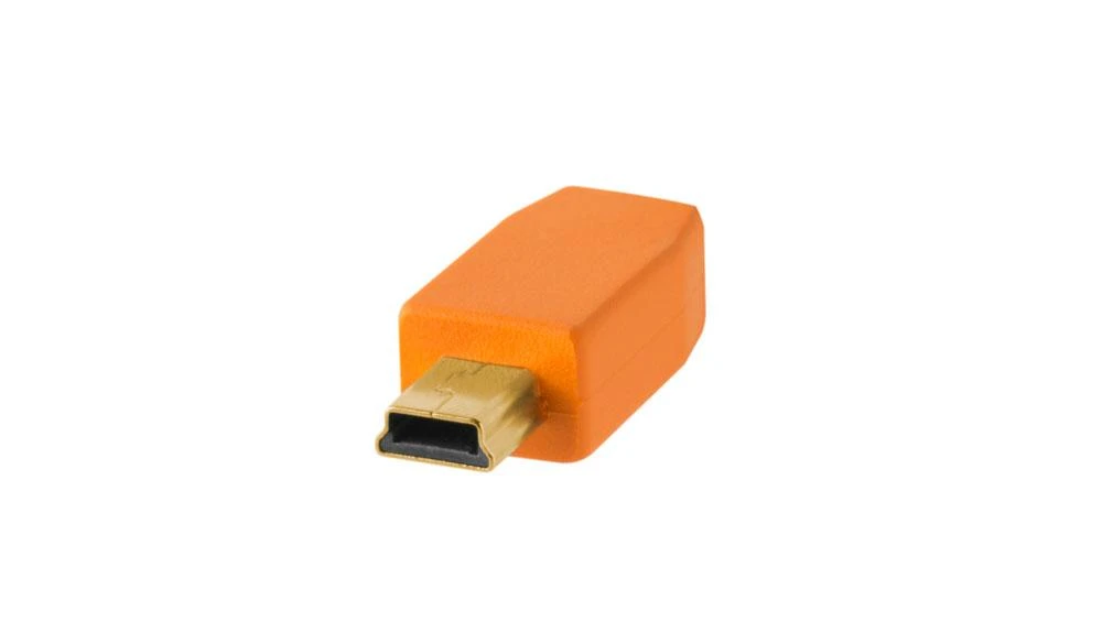 Tether Tools TetherPro USB 2.0 A/MiniB 5 Pin 4,6m oranžinis