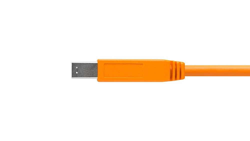 USB kabelis - Tether Tools Pro USB 3.0 M 4.6m oranžinis