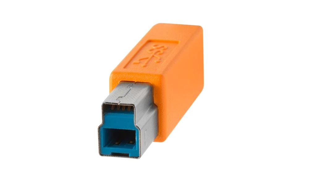 USB kabelis - Tether Tools Pro USB 3.0 M 4.6m oranžinis