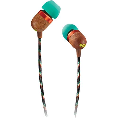 Ausinės Marley | Earbuds | Smile Jamaica | su laidu | į ausis įkišamos | Mikrofonas | Rasta