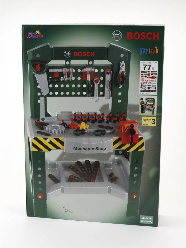 Klein Bosch dirbtuvės su įrankiais
