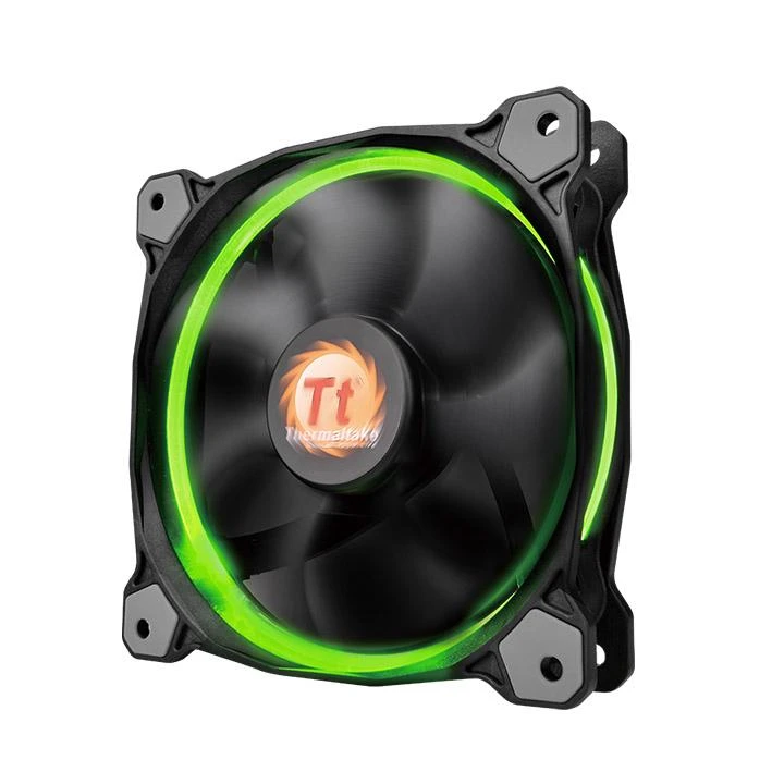 THERMALTAKE Riing 12 LED RGB 3er rinkinys didelio našumo važiuoklės ventiliatorius 3 dalys 120x120x25mm RGB LED Triukšmas 18,7 dBA su LNC