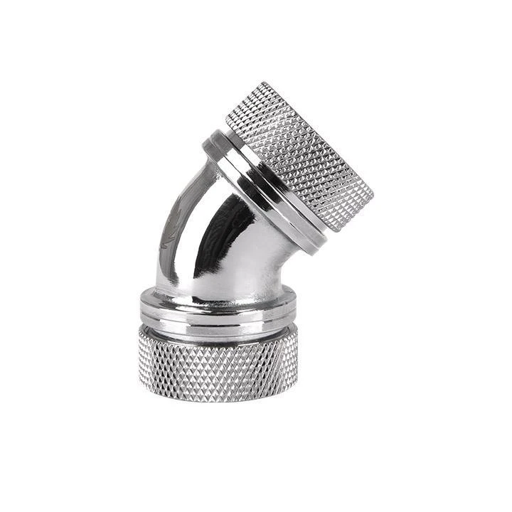 Thermaltake kampinė jungtis G1 / 4 Chrome (CL-W098-CA00SL-A)