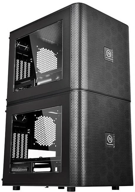 Korpusas Thermaltake Core V21 microATX Window Juodas