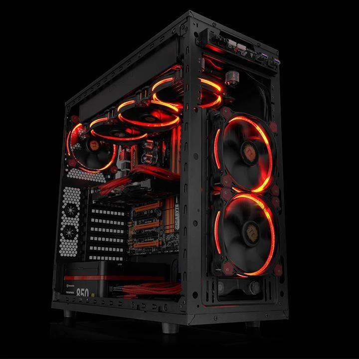 Thermaltake Riing 12 LED ventiliatoriai kompiuterio korpuse