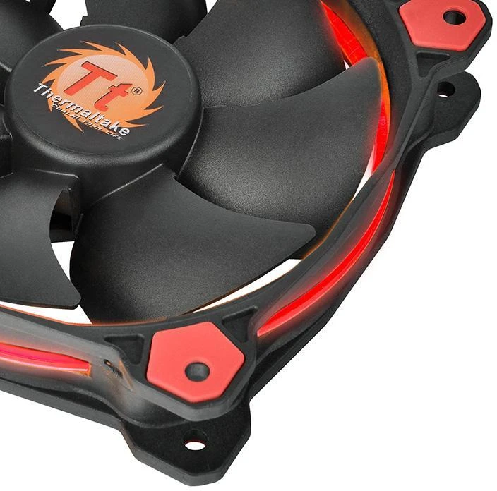 Thermaltake Riing 14 ventiliatorius su raudonu LED žiedu