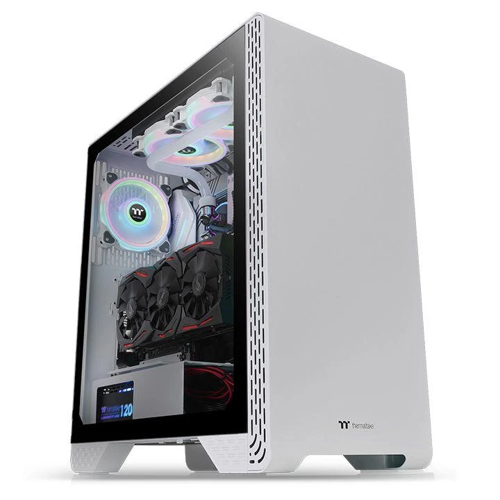 „Thermaltake S300“ grūdinto stiklo sniegas