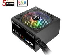 Thermaltake Smart 600W maitinimo šaltinis su RGB ventiliatoriumi