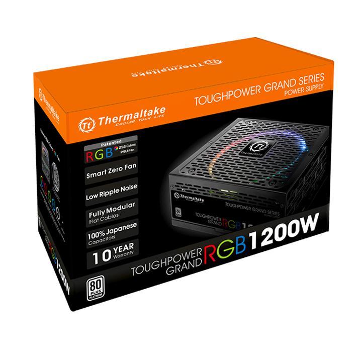 Power supply Thermaltake Toughpower Grand Riing 1200W PS-TPG-1200F1FAPE-1 (1200 W, Active, 140 mm)