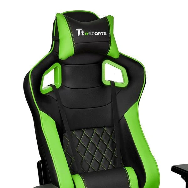 Žaidimų kėdė Thermaltake Ttesports GT Fit Gaming Chair, Juoda-žalia