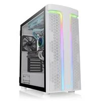 „Thermaltake H590 TG ARGB Snow“, bokšto tipo korpusas - baltas, grūdintas stiklas