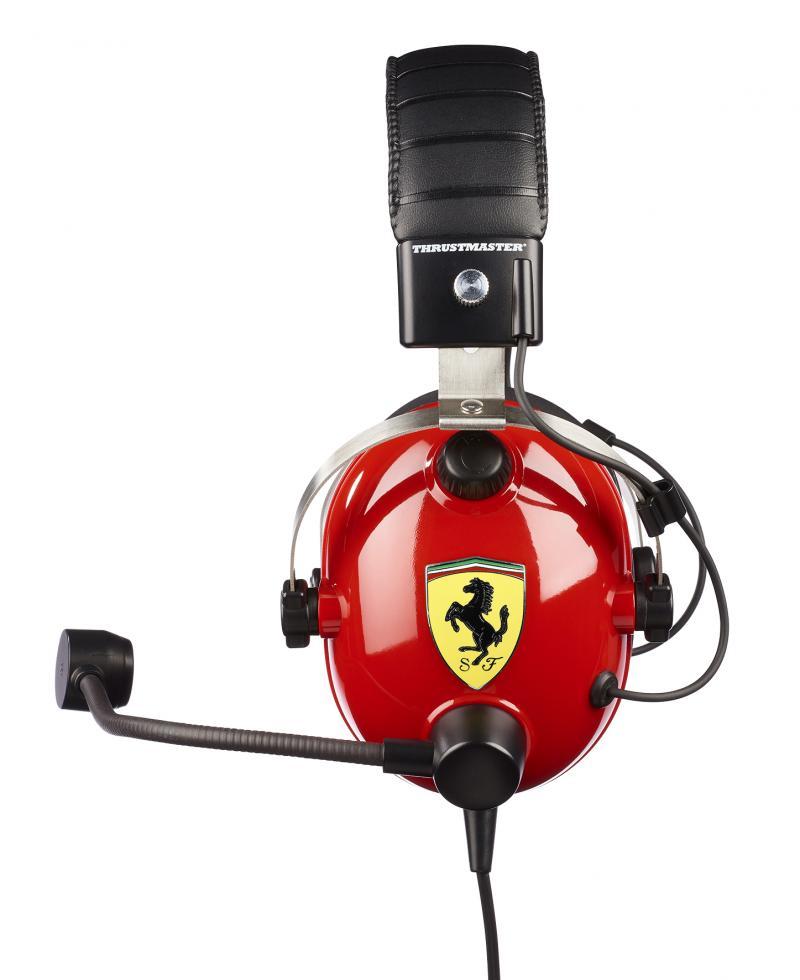 Thrustmaster | Ausinės Žaidimams | DTS T Racing Scuderia Ferrari Edition | su laidu | Over-Ear | Raudona/Juodas