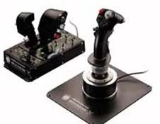 Thrustmaster HOTAS WARTHOG Vairalazdė ir akceleratoriaus valdiklis, Juodas