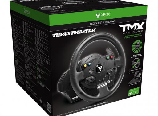 Žaidimų vairas THRUSTMASTER TMX FFB/4460136, Juodos spalvos