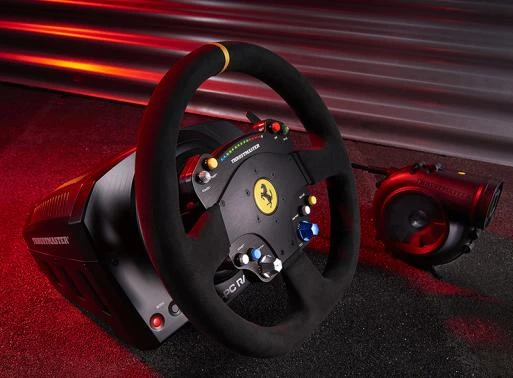 Thrustmaster | Vairas TS-PC Racer Ferrari 488 Challenge Edition | Žaidimo lenktyninis ratas