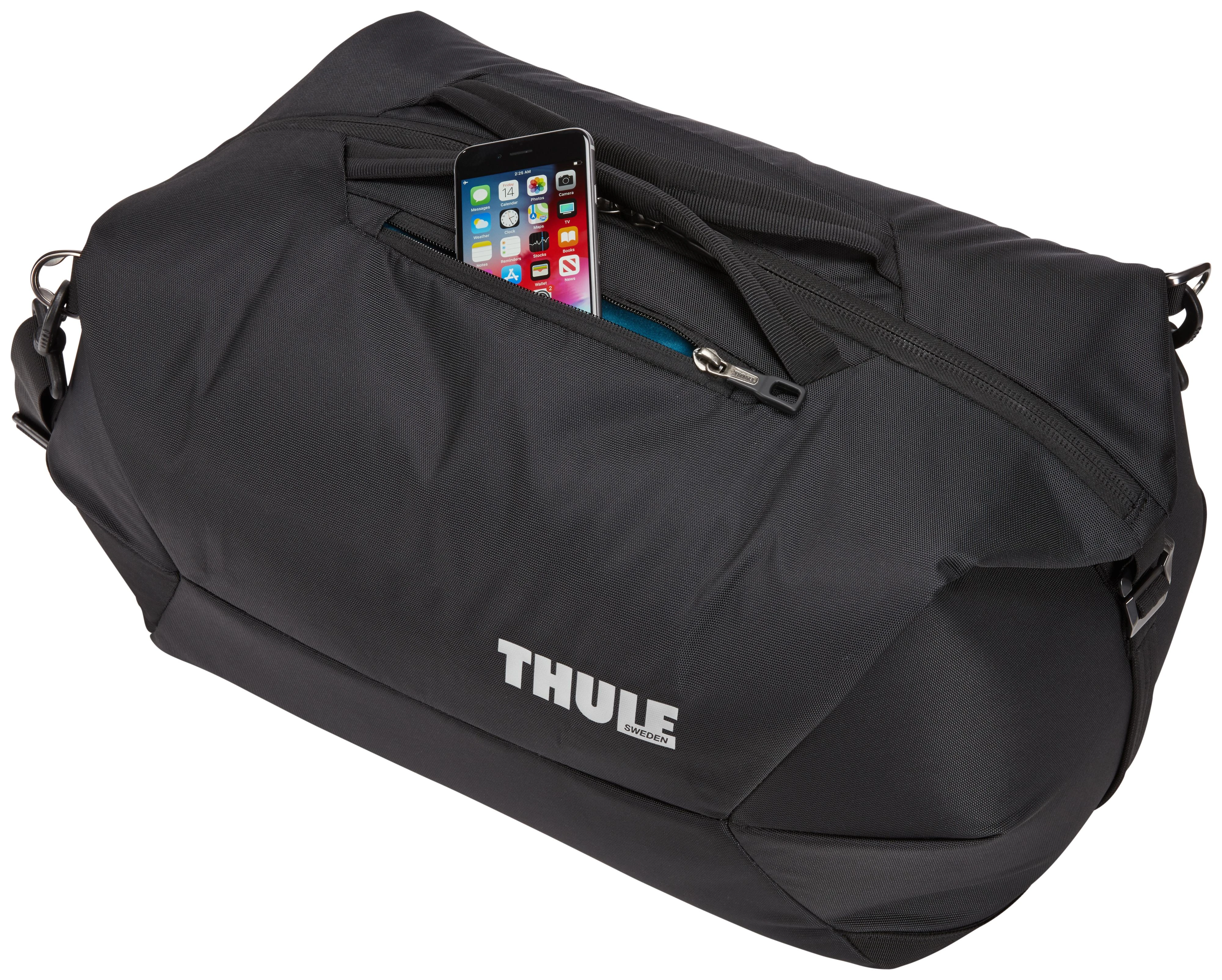 Kelioninis Thule | Tinka iki " | Subterra Weekender Duffel | TSWD-345 | Tote | Juodas | Shoulder strap