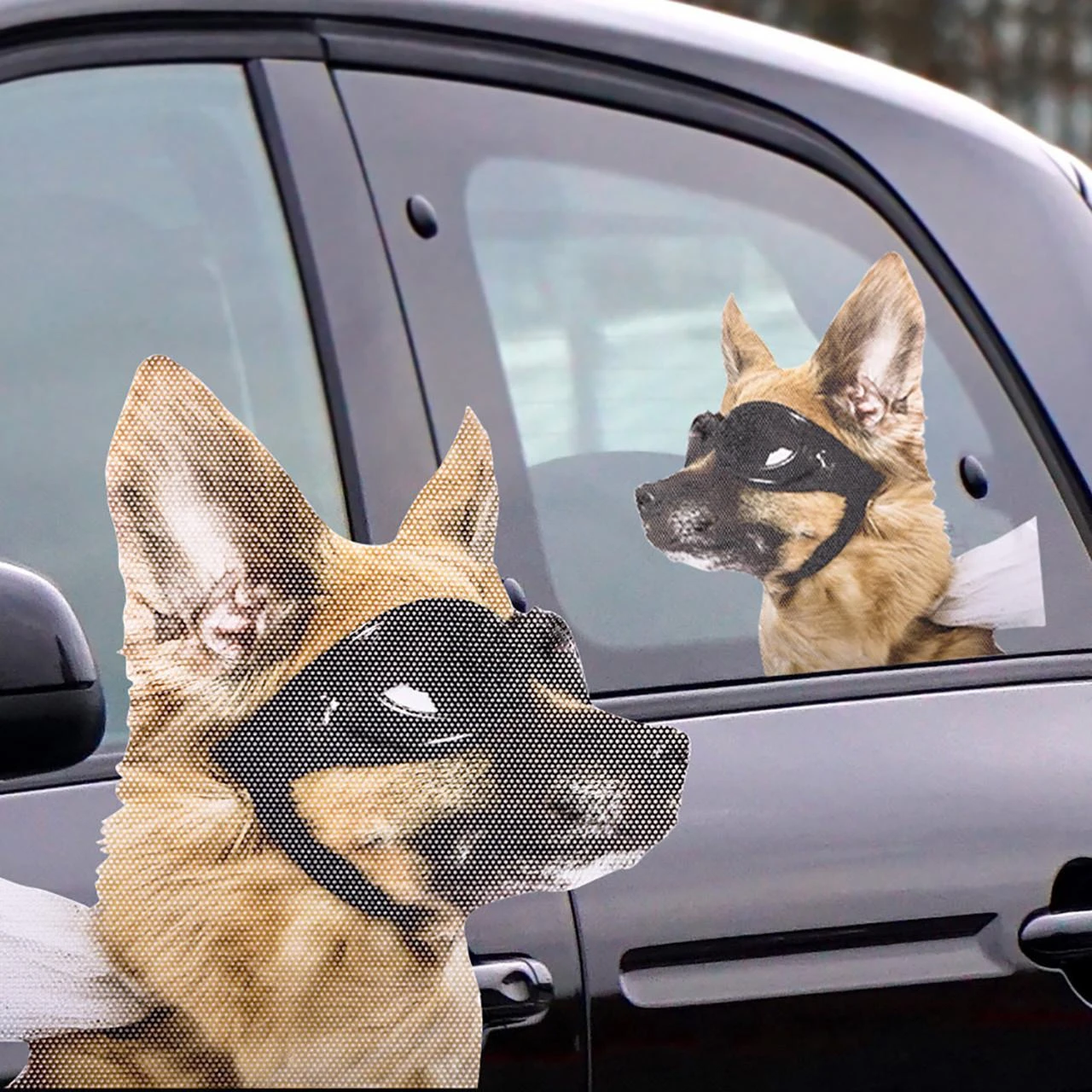 Thumbs Up Fenstersticker "Hund"