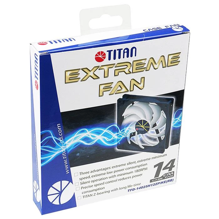 Titan Computer Titan Ekstremalus 140 mm ventiliatorius (TFD14025H12ZP / KERB)