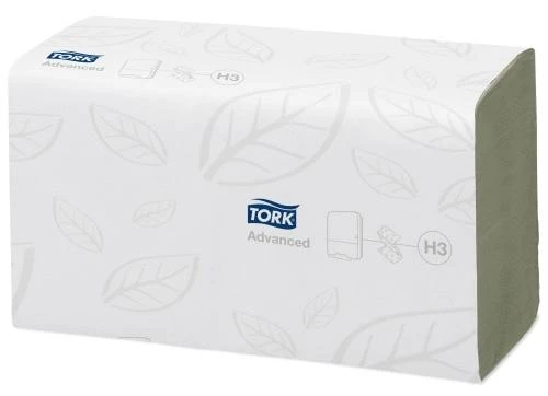 Kabės TORK Sulankstytas rankšluostis CLASSIC PLUS žalia