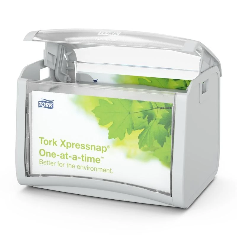 Servetėlių dozatorius TORK XPRESSNAP TABLETOP, 20,1 x 15,5 x 15 cm, šv. pilkos sp. (272613)