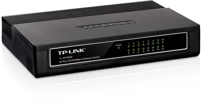 Maršrutizatorius TP-LINK 16 prievadų 10/100 Mbps komutatorius darbalaukio