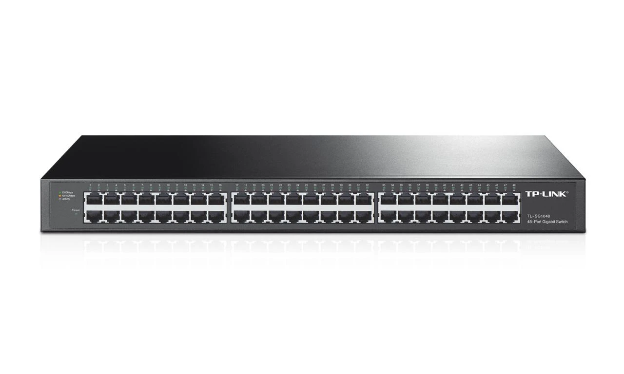 Šakotuvas TP-LINK 48port Gigab. Jungiklis 19 in-Rack