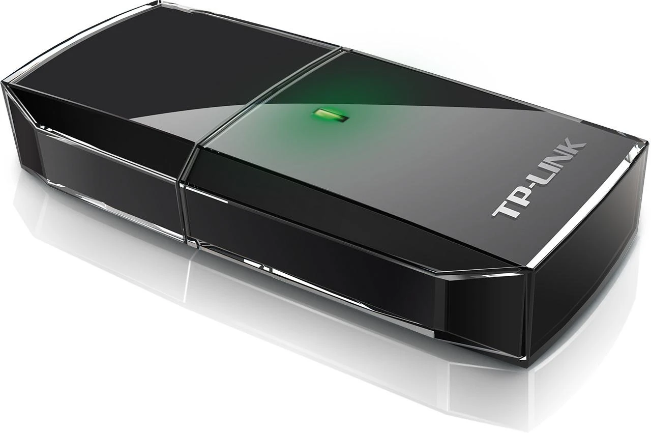 TP-LINK AC600 dviejų dažnių belaidis USB adapteris MTK 1T1R 433 Mbps esant 5 GHz dažniui + 150 Mbps esant 2,4 GHz dažniui 802.11ac/a/b/g/n USB 2.0