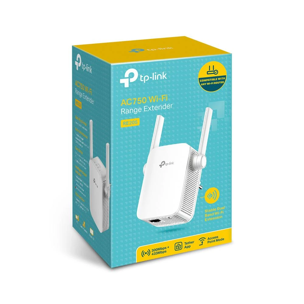 Signalo stiprintuvas TP-Link AC750 RE205