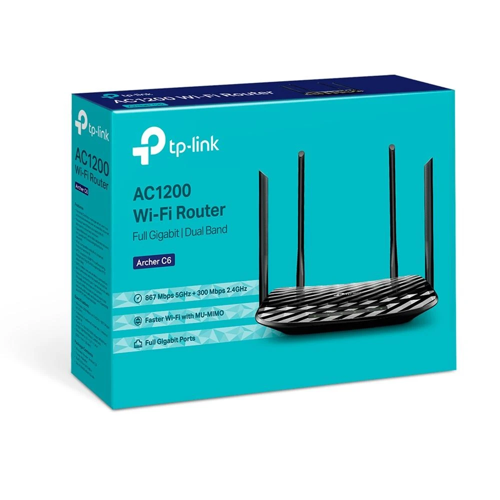 TP-LINK Maršrutizatorius Archer C6 802.11ac