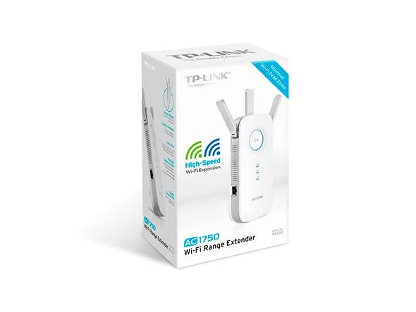 TP-Link RE450 Tinklo siųstuvas ir imtuvas Balta 10, 100, 1000 Mbit/ai