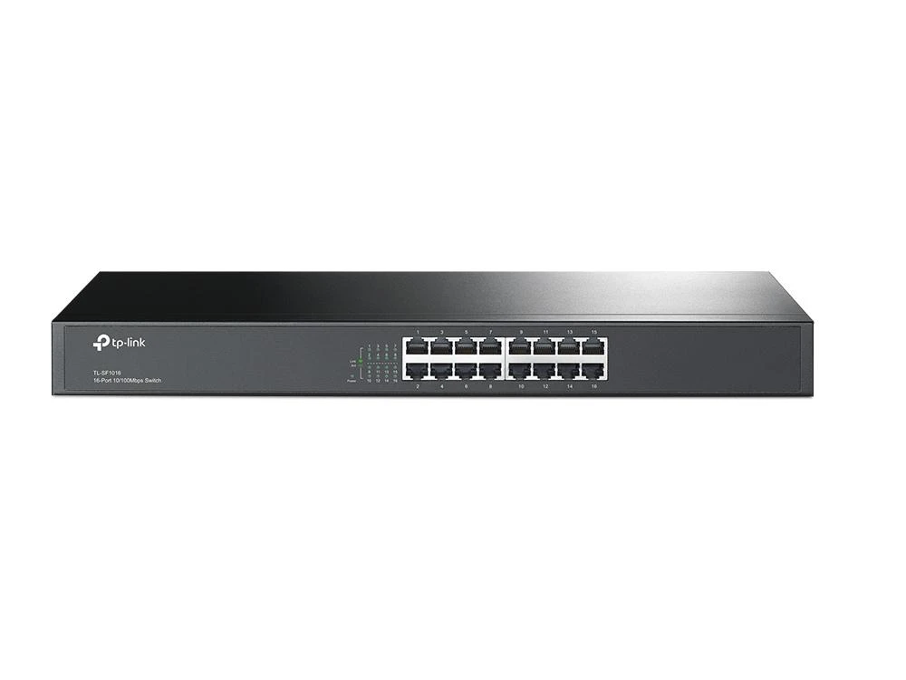 Šakotuvas TP-LINK 16port 10/100 Switch 19in-Rack