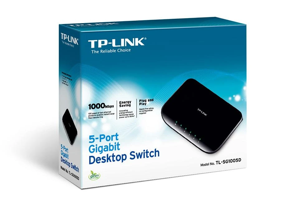 Maršrutizatorius TP-LINK 5 prievadų gigabito komutatorius