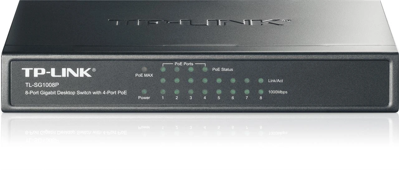 Šakotuvas Komutatorius TP-Link / TL-SG1008P