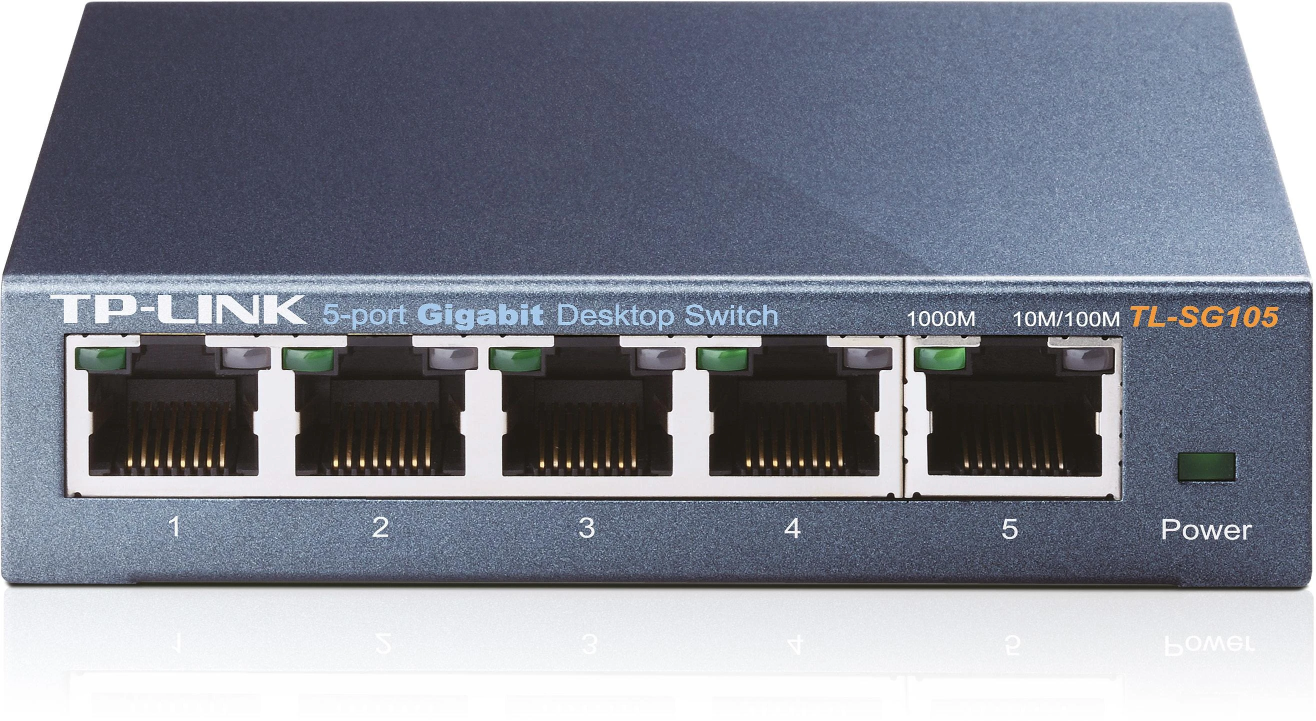 Šakotuvas Komutatorius TP-LINK, 5-port, metalinis korpusas, juodas / TL-SG105