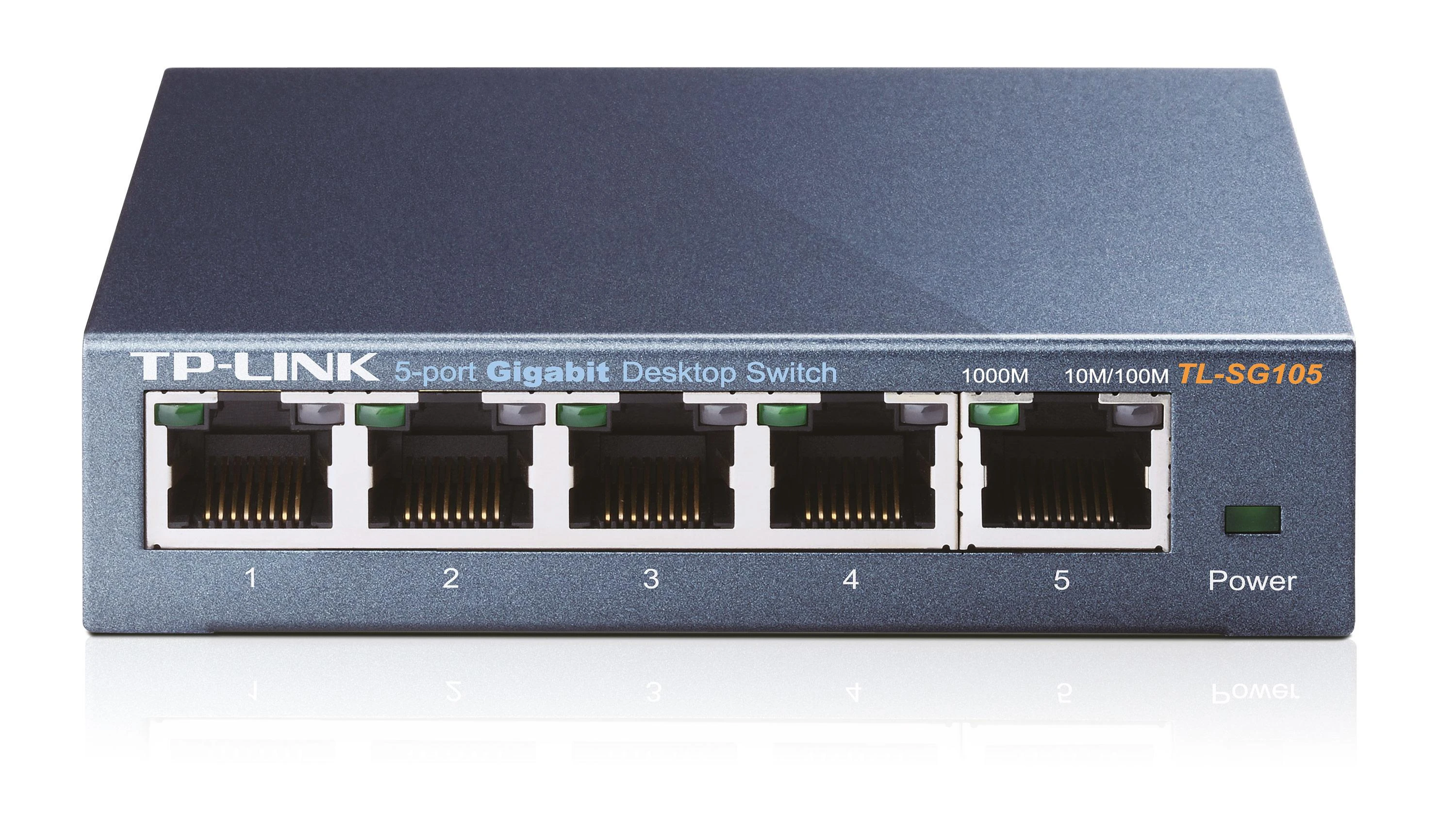 Šakotuvas Komutatorius TP-LINK, 5-port, metalinis korpusas, juodas / TL-SG105