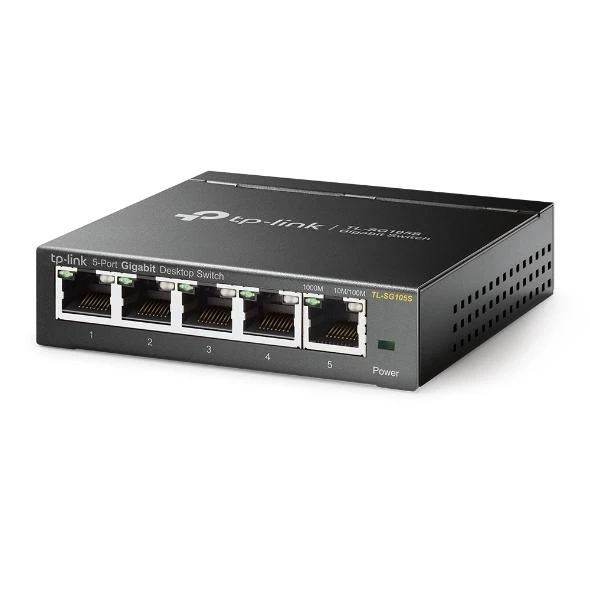 Šakotuvas TP-LINK TL-SG105S – jungiklis – 5 x 10/100/1000