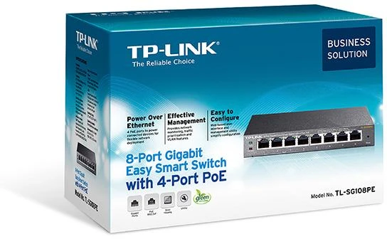 Šakotuvas TP-LINK TP-LINK komutatorius TL-SG108 TLSG108 (TL-SG108)