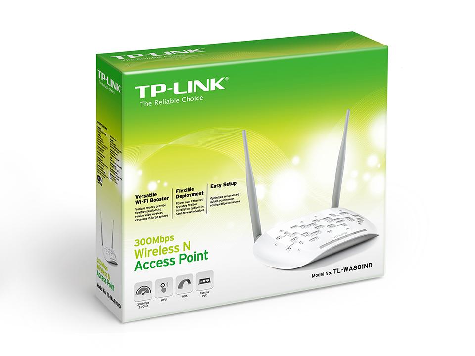 Maršrutizatorius TP-LINK TL-WA801ND 300 Mbit/ai Maitinimas per Eternetą (PoE)
