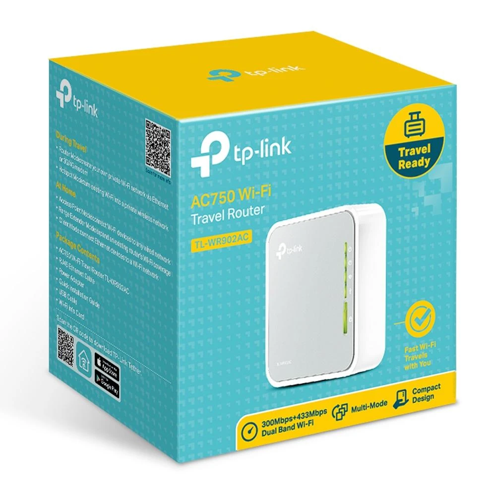 TP-link bevielis maršrutizatorius WR902AC traveling outs / TL-WR902AC