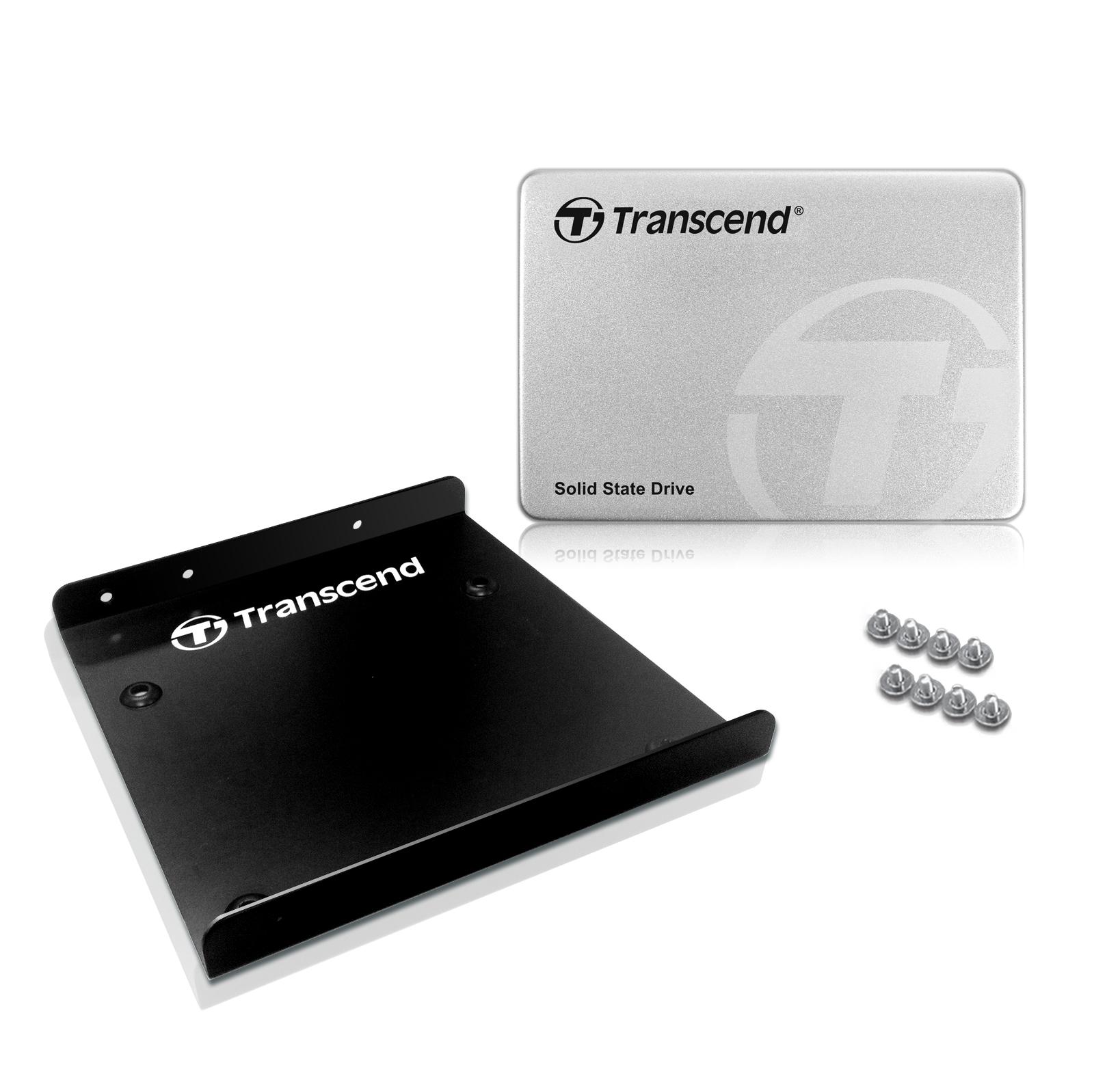 TRANSCEND SSD370S 64 GB SSD 6,4 cm 2,5 colio SATA 6 Gb/s MLC aliuminio dėklas