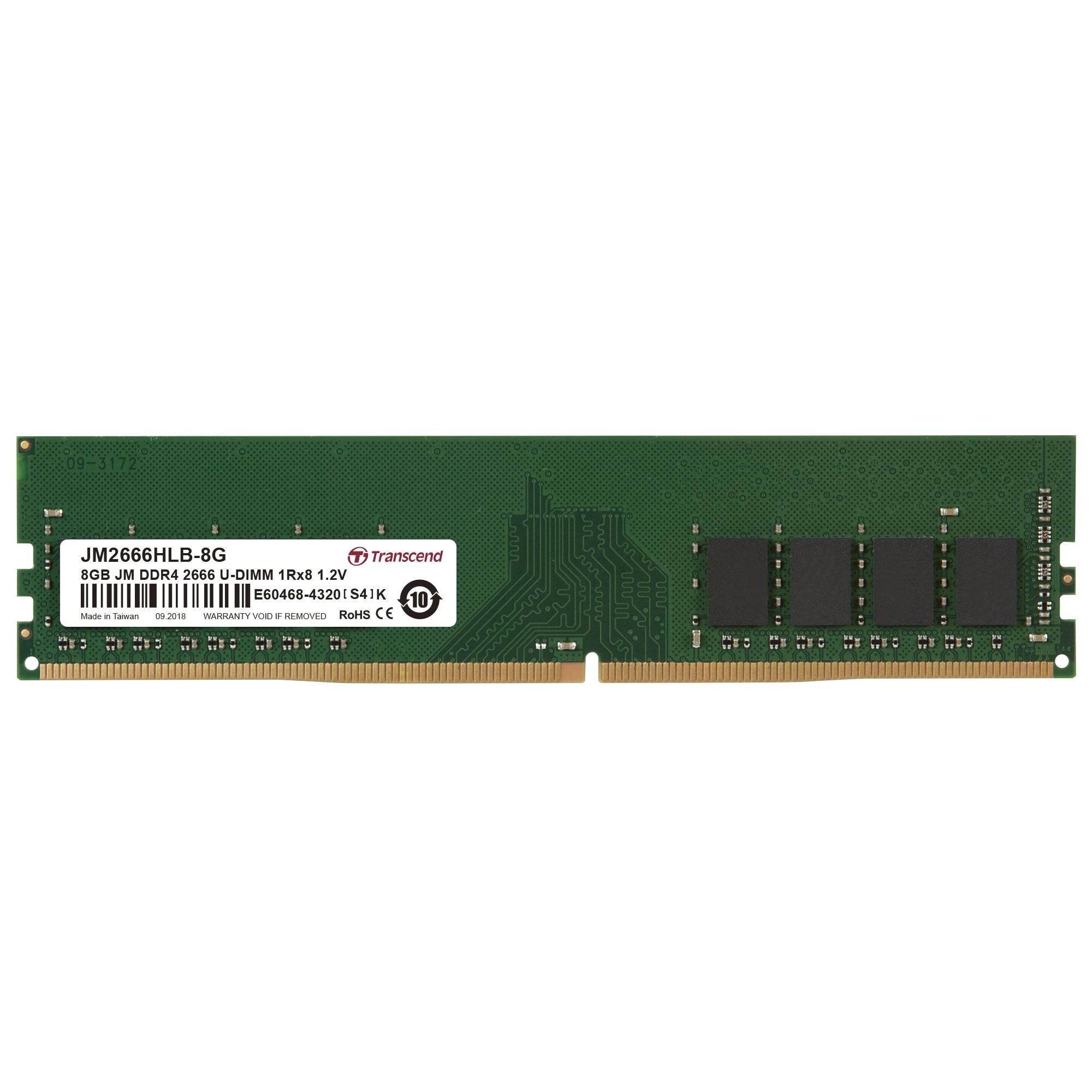 Transcend 8GB DDR4 2666MHz RAM plokštė